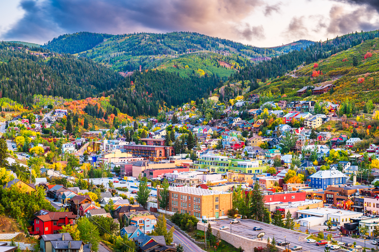 Panoramic Image of Park City, UT